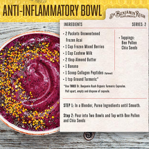 Anti-inflammatory Acai Bowl with Mixed Berries