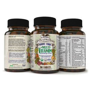 Whole Food Multivitamin Plus Probiotic - Dr. Benjamin Rush Supplements