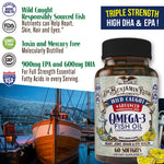 Premium Omega 3 Wild Caught Fish Oil - Dr. Benjamin Rush Supplements