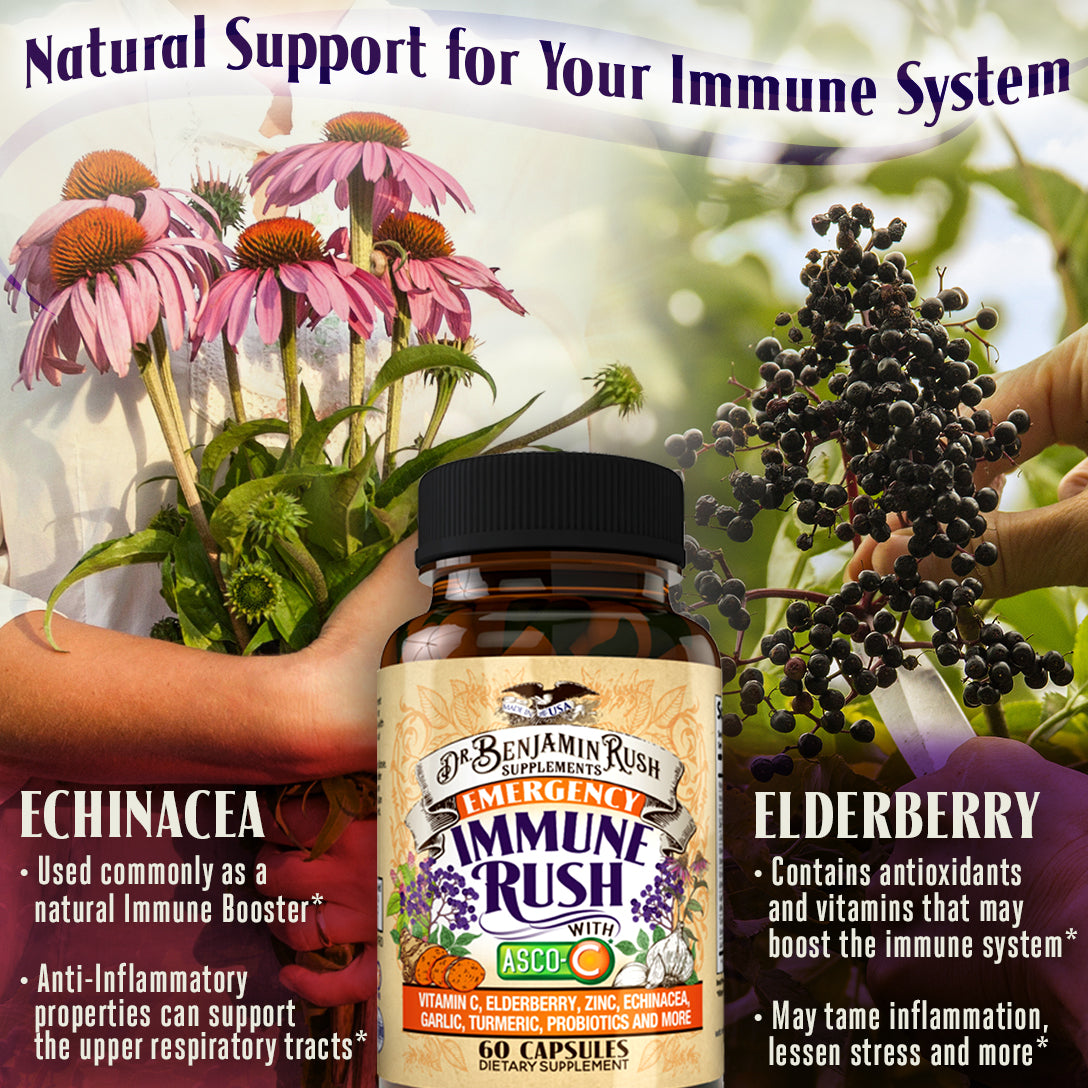 Immune Rush Immunity Support - Dr. Benjamin Rush Supplements